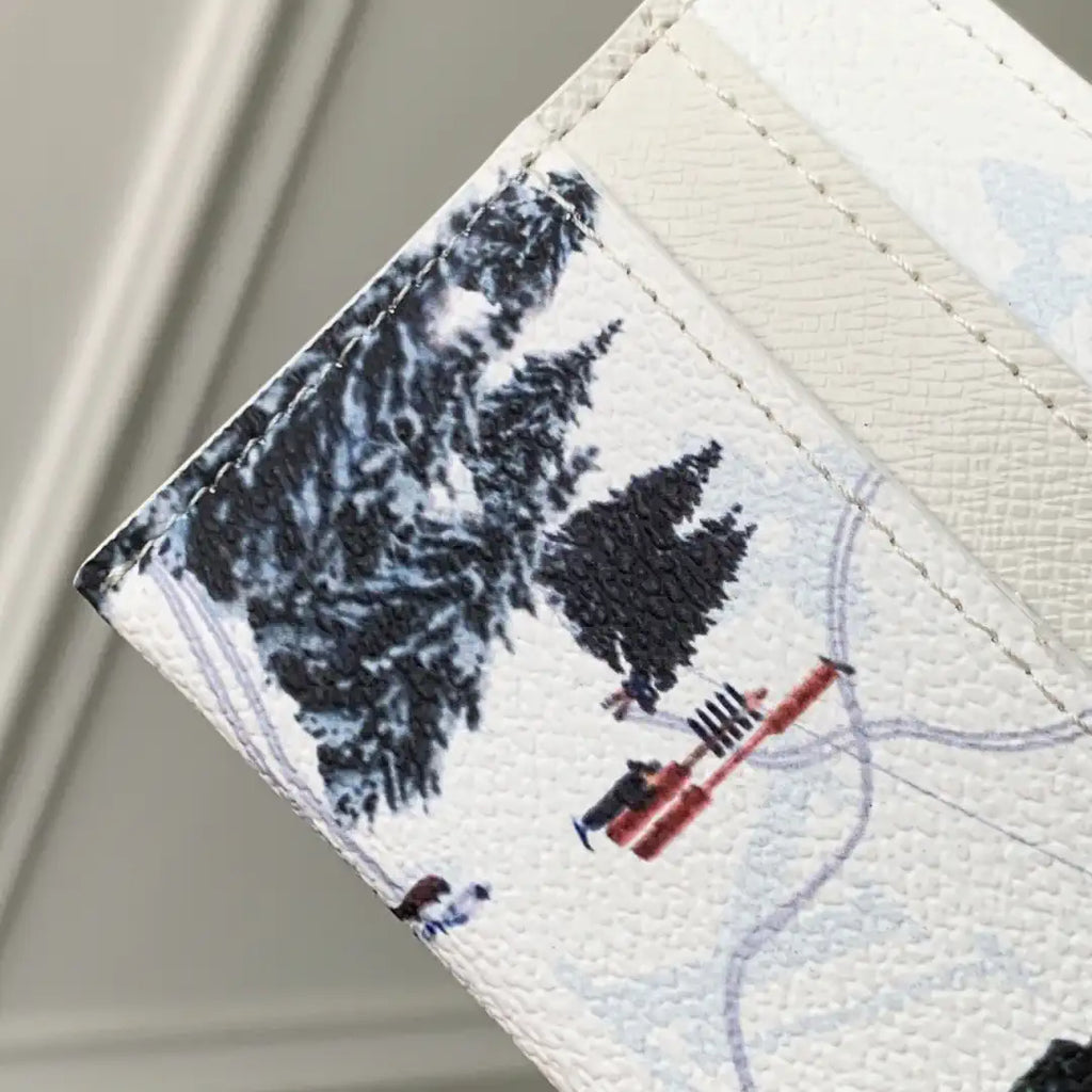 Louis Vuitton LV M14864 Double Card Holder White