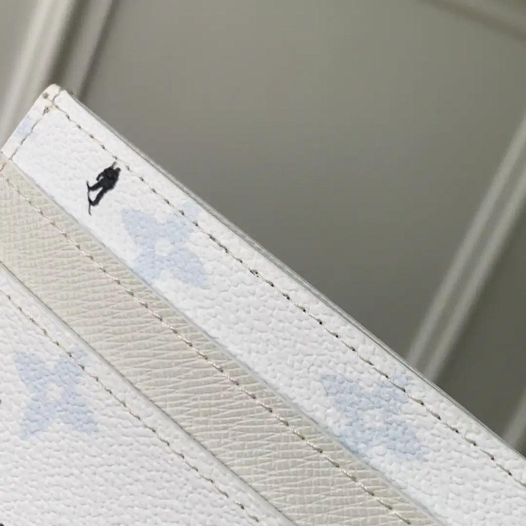 Louis Vuitton LV M14864 Double Card Holder White