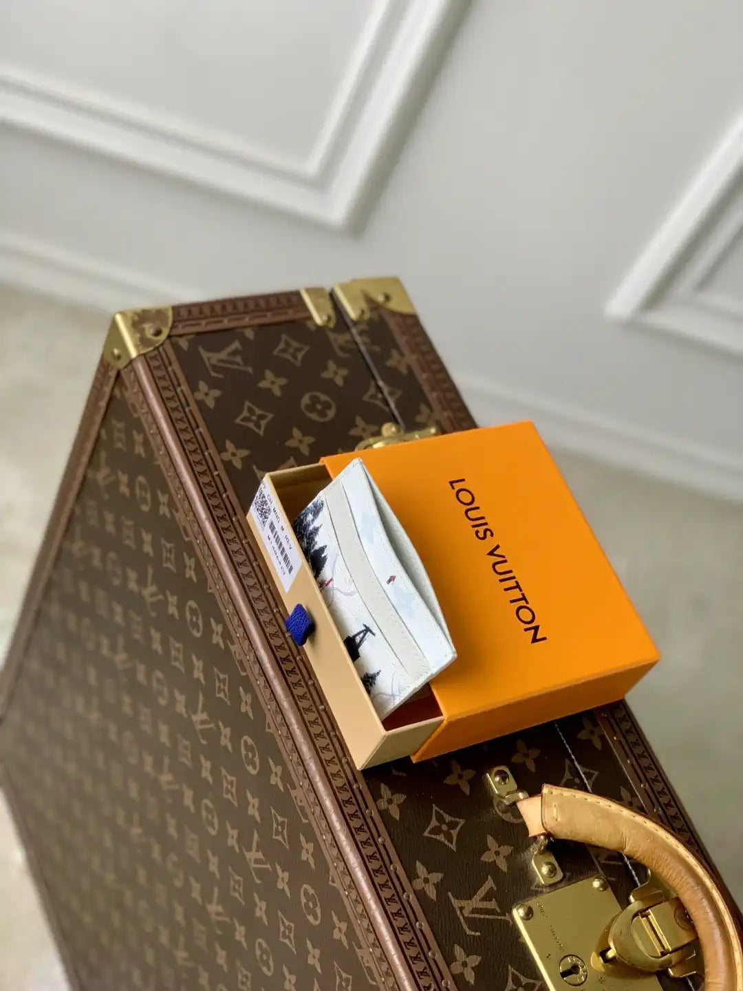 Louis Vuitton LV M14864 Double Card Holder White