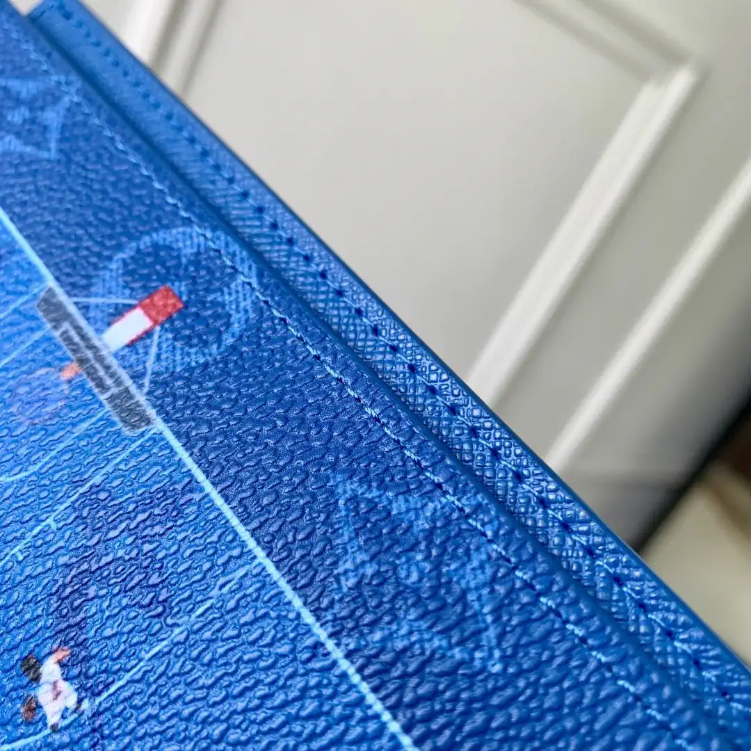 Louis Vuitton LV M14876 Passport Cover Blue