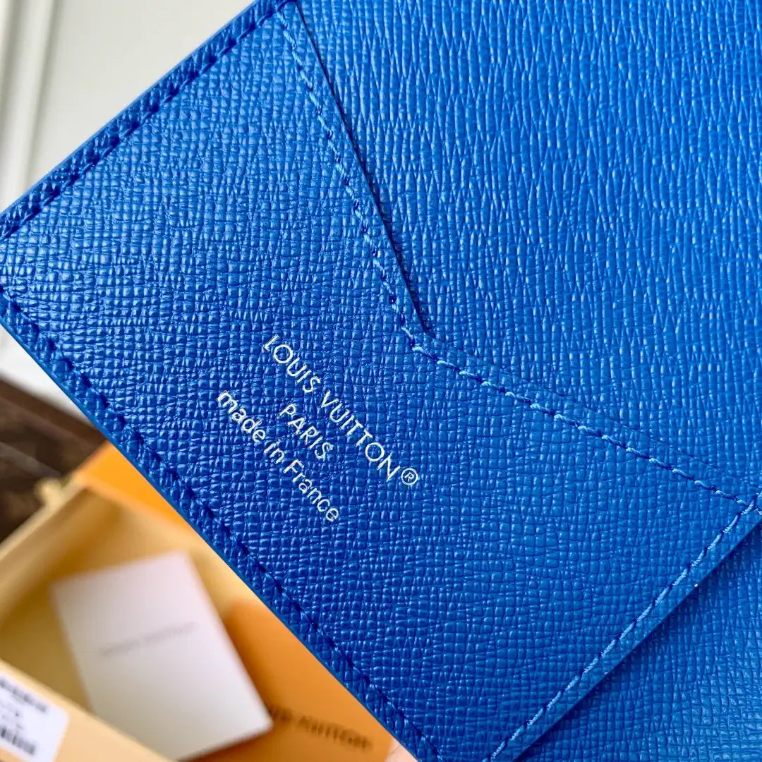 Louis Vuitton LV M14876 Passport Cover Blue