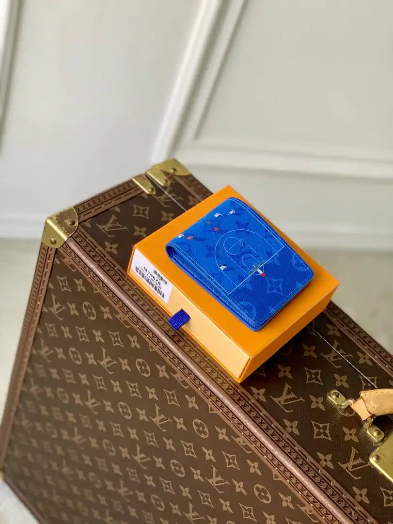 Louis Vuitton LV M14879 Slender Wallet Blue