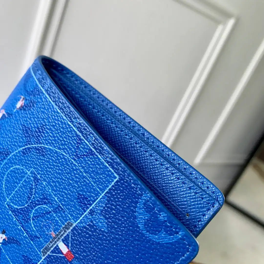 Louis Vuitton LV M14879 Slender Wallet Blue