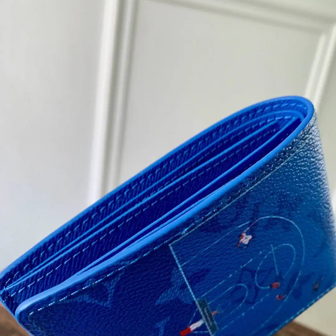 Louis Vuitton LV M14879 Slender Wallet Blue