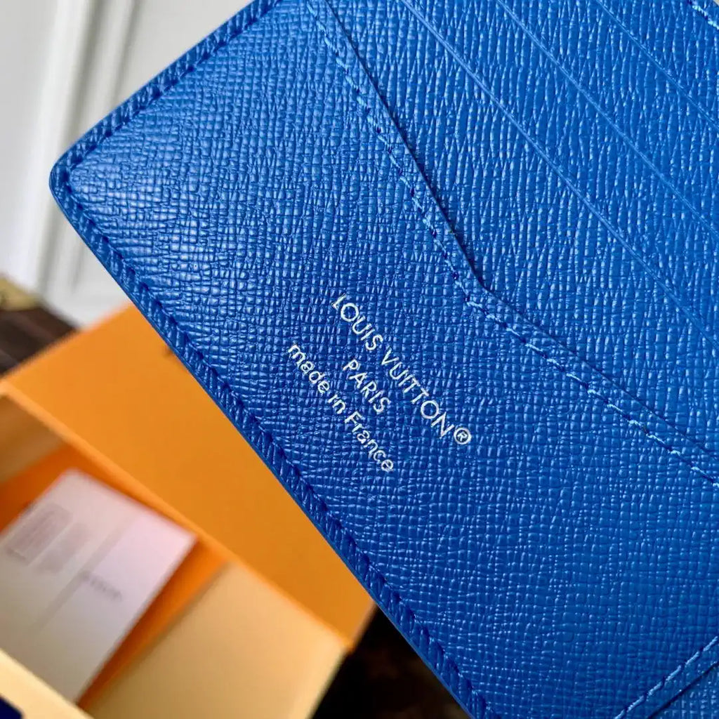 Louis Vuitton LV M14879 Slender Wallet Blue