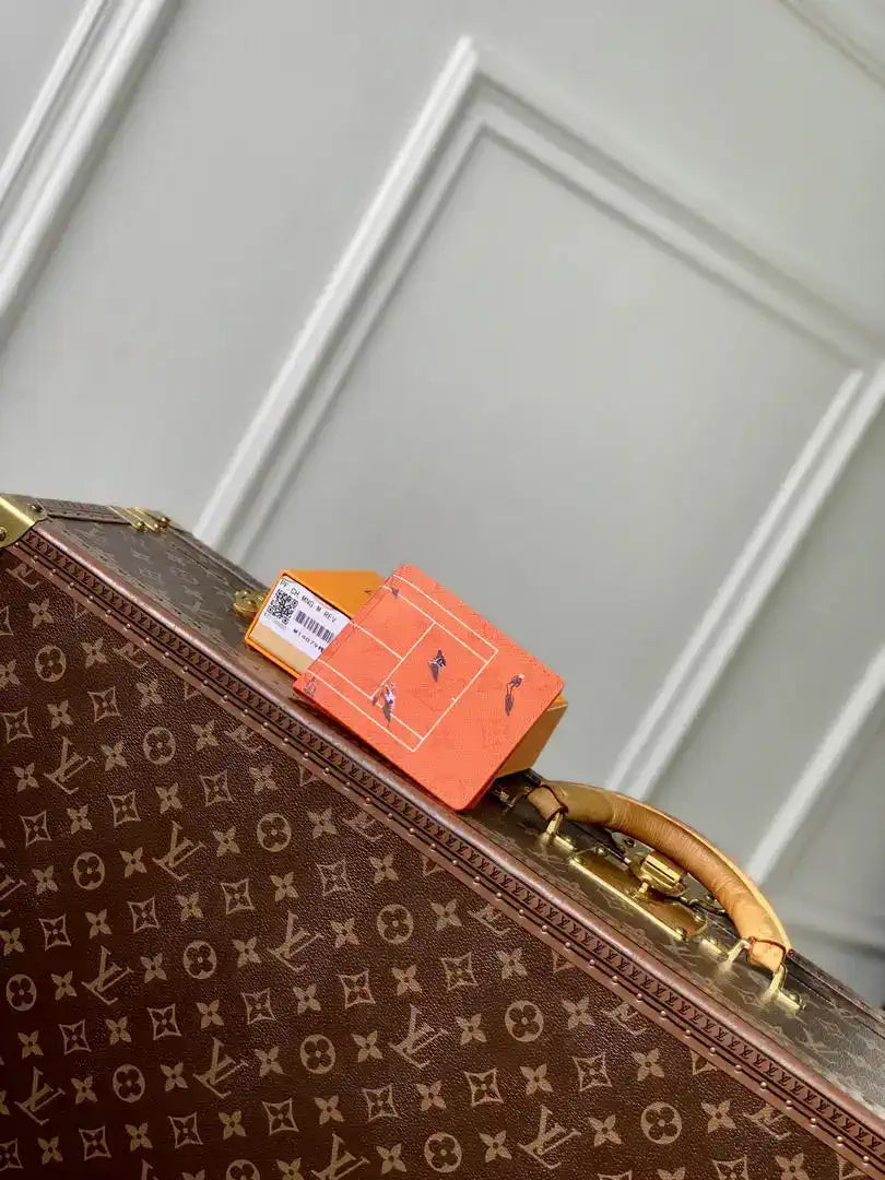 Louis Vuitton LV M14879 Slender Wallet Orange