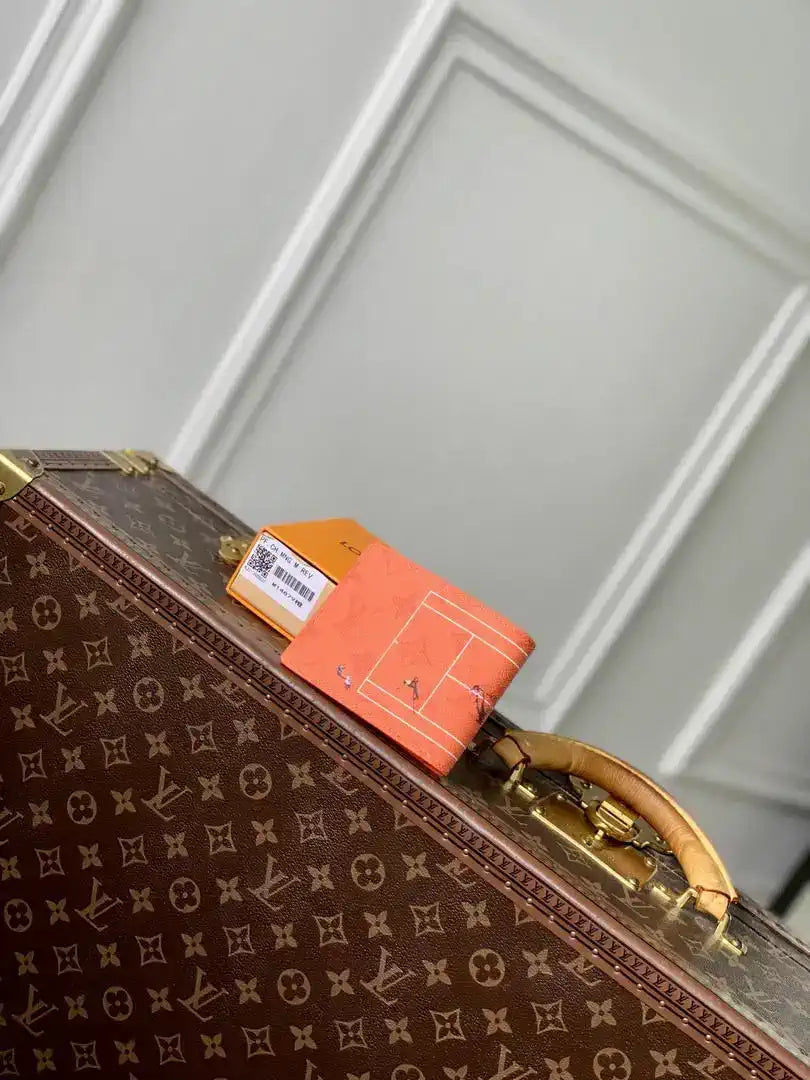 Louis Vuitton LV M14879 Slender Wallet Orange