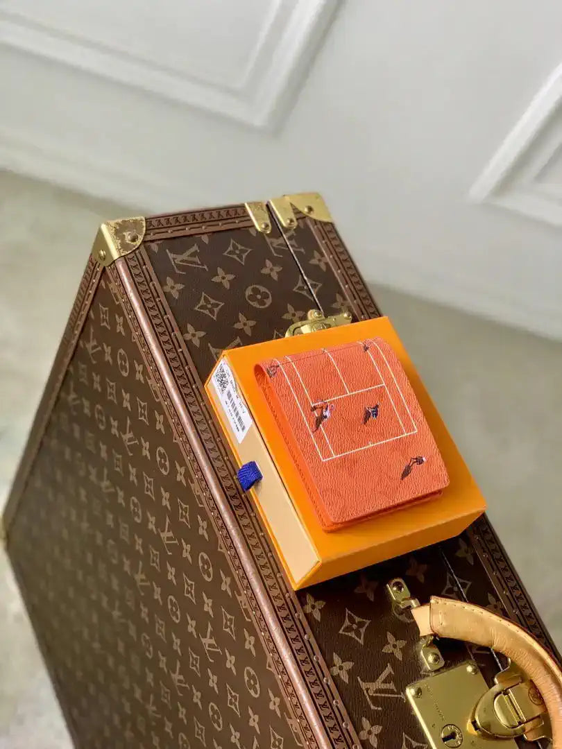 Louis Vuitton LV M14879 Slender Wallet Orange