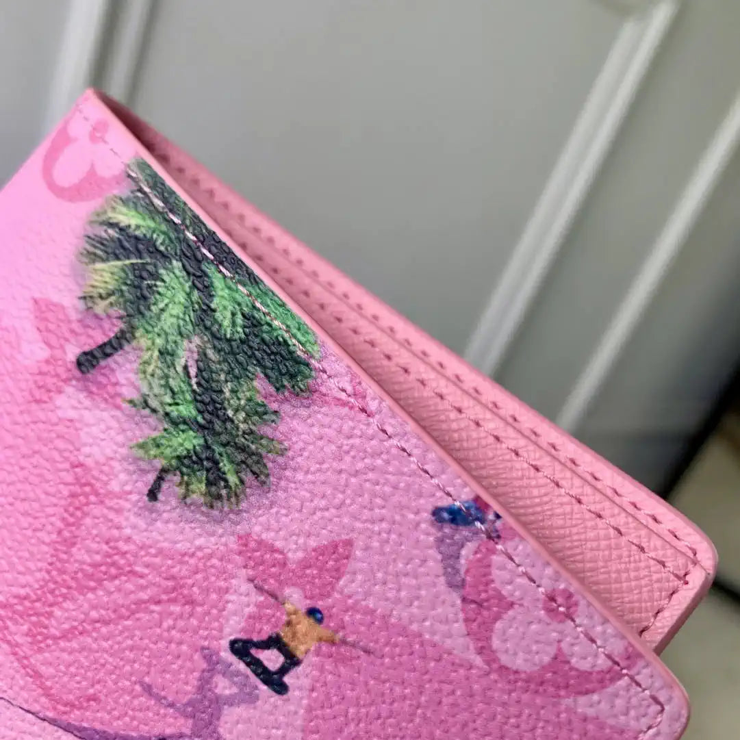 Louis Vuitton LV M14879 Slender Wallet Pink