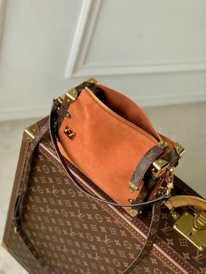 Louis Vuitton LV M15072 Side Trunk MM Bag Tan