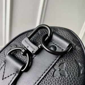 Louis Vuitton LV M20900 Keepall Bandouliere 25 Taurillon Monogram Black - Default Title - View 8