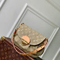 Louis Vuitton LV M27210 Sunset Handbag Khaki Denim