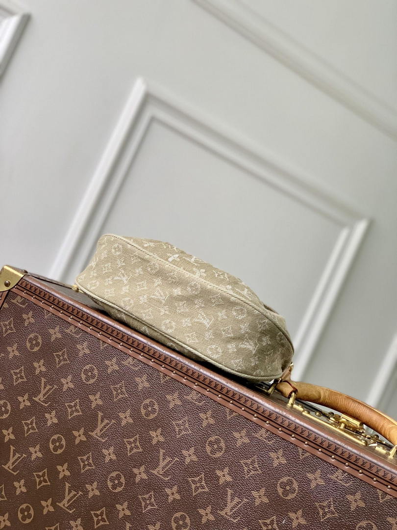 Louis Vuitton LV M27210 Sunset Handbag Khaki Denim