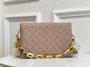 Louis Vuitton LV M21276 Coussin MM Bag Taupe - Default Title - View 1