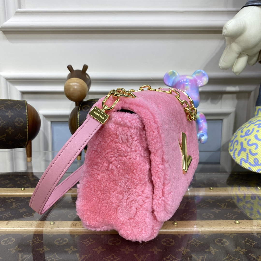 Louis Vuitton LV M21320 Twist MM Handbag Pink - Default Title - View 2