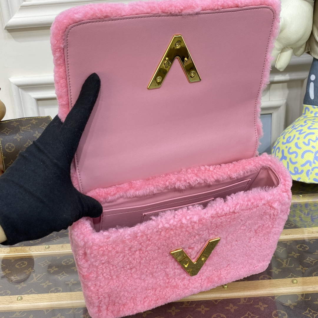 Louis Vuitton LV M21320 Twist MM Handbag Pink - Default Title - View 9