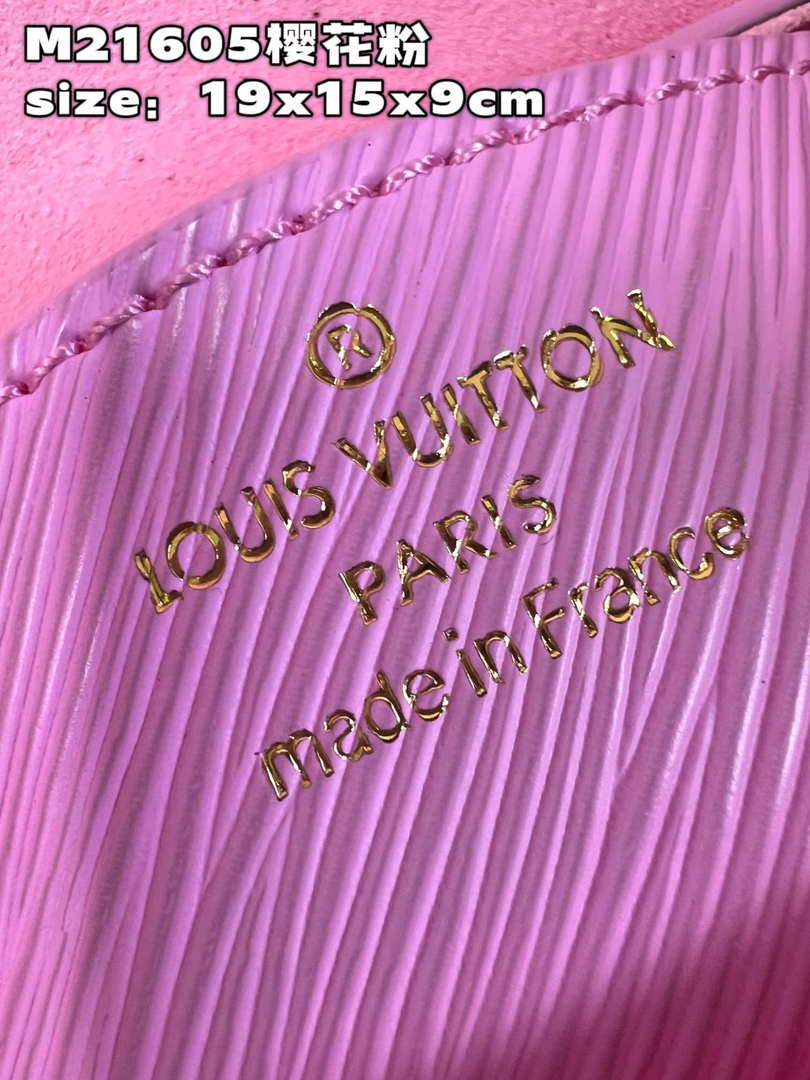 Louis Vuitton LV M21605 Twist MM Bag Epi Rose Red - Default Title - View 9