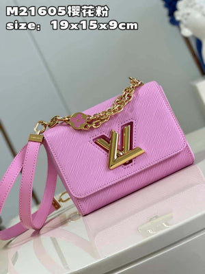 Louis Vuitton LV M21605 Twist PM Bag Epi Rose Red - Default Title - View 3