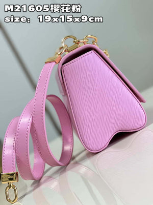 Louis Vuitton LV M21605 Twist PM Bag Epi Rose Red - Default Title - View 5