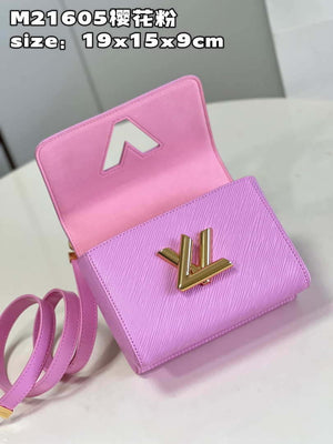 Louis Vuitton LV M21605 Twist PM Bag Epi Rose Red - Default Title - View 8