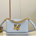 Louis Vuitton LV M21606 Twist MM Bag Epi Blue - Default Title - View 1