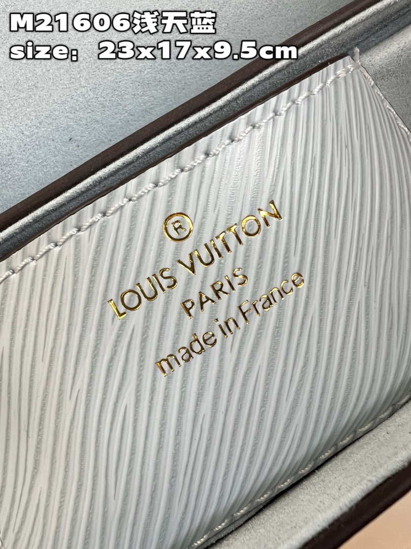 Louis Vuitton LV M21606 Twist MM Bag Epi Blue - Default Title - View 9