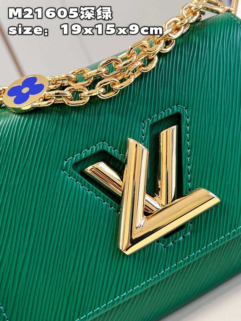Louis Vuitton LV M21649 Twist PM Bag Epi Green - Default Title - View 3