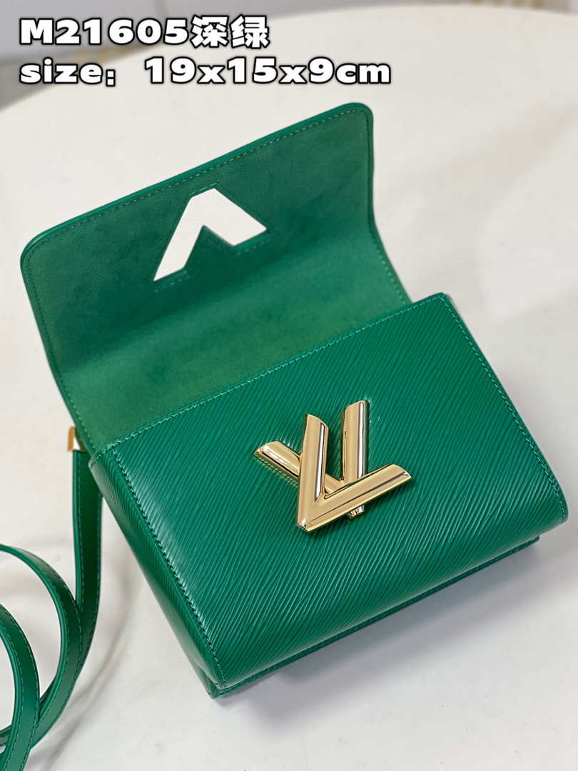 Louis Vuitton LV M21649 Twist PM Bag Epi Green - Default Title - View 7
