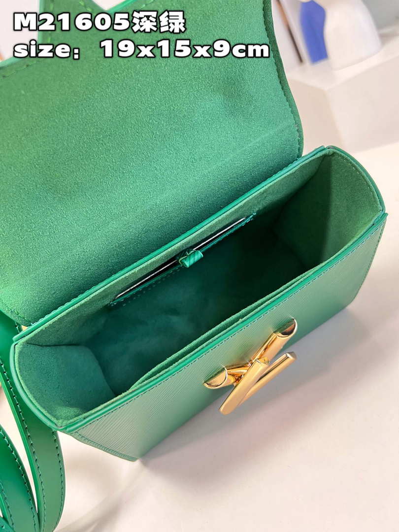 Louis Vuitton LV M21649 Twist PM Bag Epi Green - Default Title - View 8