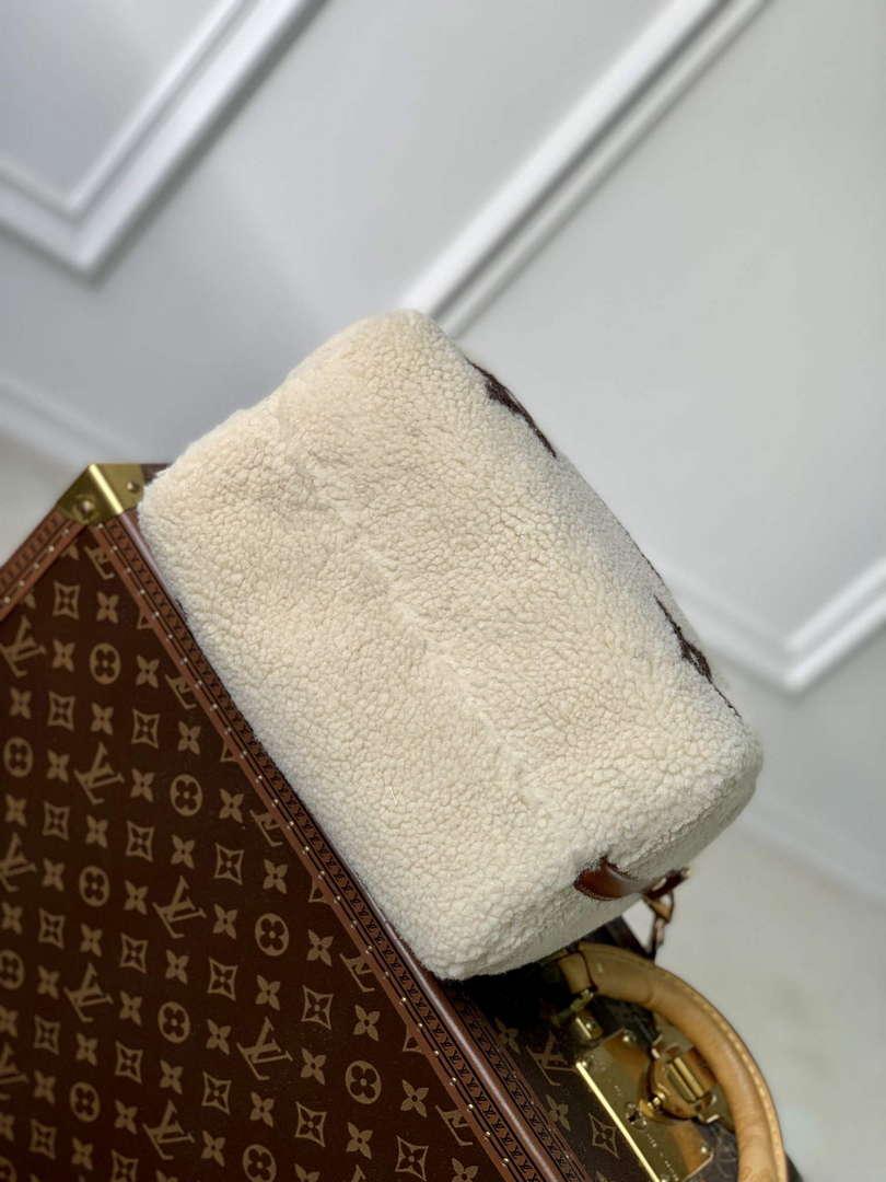 Louis Vuitton LV M23468 Speedy Bandouliere  25 Bag Cream/Brown