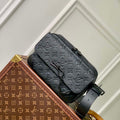 Louis Vuitton LV M23742 Steamer Messenger Monogram Taurillon Leather Black - Default Title - View 1