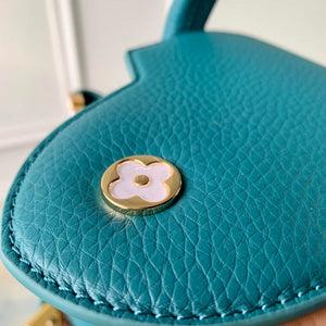 Louis Vuitton LV M23766 Capucines Mini Handbag Green - Default Title - View 9