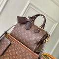 Louis Vuitton LV M24443 Speedy P9 Bandoulière 25 Bag Ebony Monogram Leather - Default Title - View 1