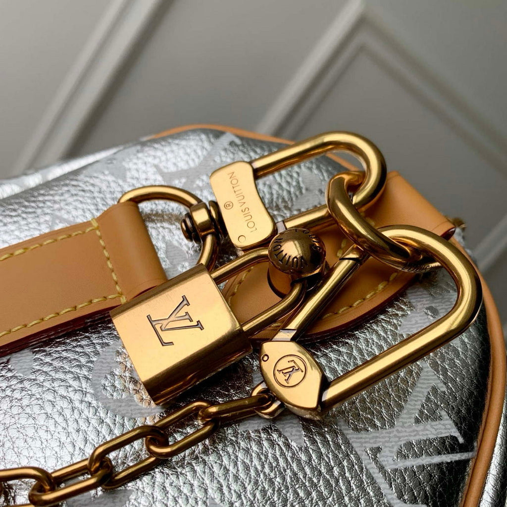 Louis Vuitton LV M24443 Speedy P9 Bandouliere 25 Bag Silvery