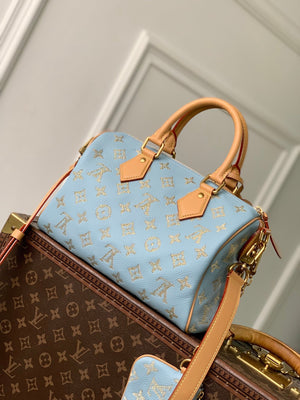 Louis Vuitton LV M24443 Speedy P9 Bandoulière 25 Bag Sky Blue - Default Title - View 3