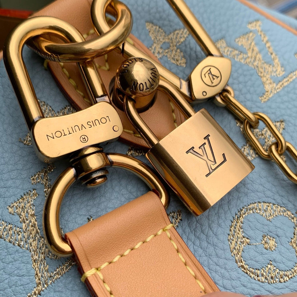 Louis Vuitton LV M24443 Speedy P9 Bandoulière 25 Bag Sky Blue