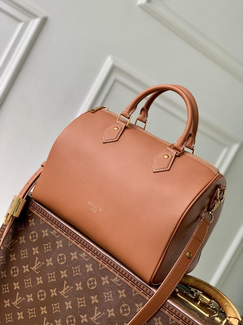 Louis Vuitton LV M24892 Speedy 30 Soft Low Key Cognac