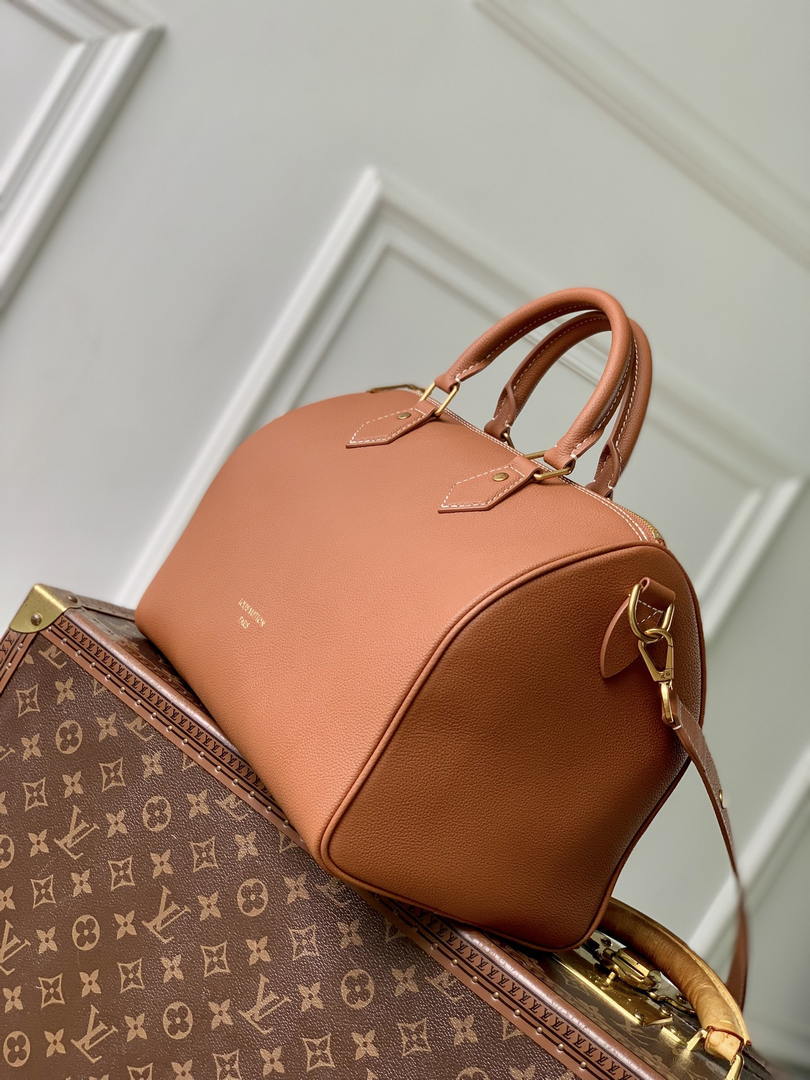 Louis Vuitton LV M24892 Speedy 30 Soft Low Key Cognac