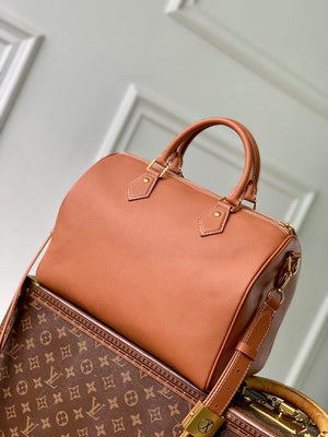 Louis Vuitton LV M24892 Speedy 30 Soft Low Key Cognac - Default Title - View 3