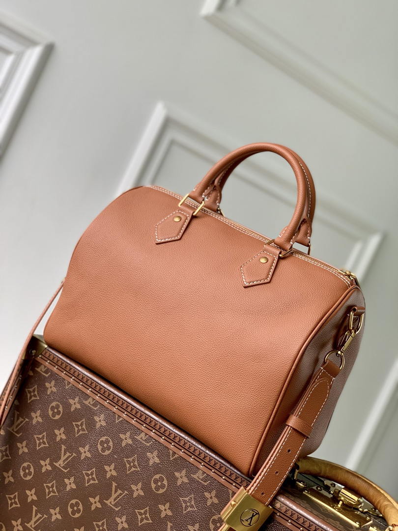 Louis Vuitton LV M24892 Speedy 30 Soft Low Key Cognac - Default Title - View 3