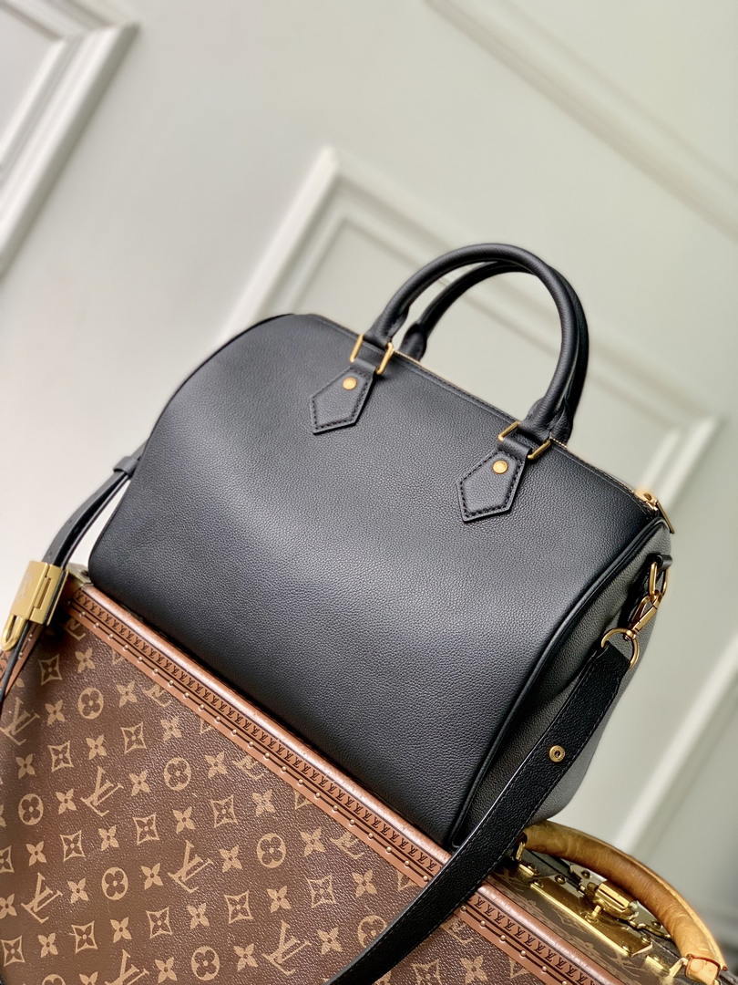 Louis Vuitton LV M24891 Speedy 30 Soft Low Key Black - Default Title - View 3