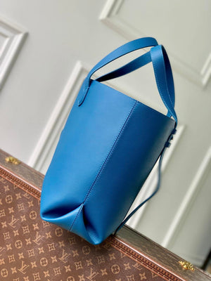 Louis Vuitton LV M25341 Low Key Cabas MM Bag Blue - Default Title - View 2