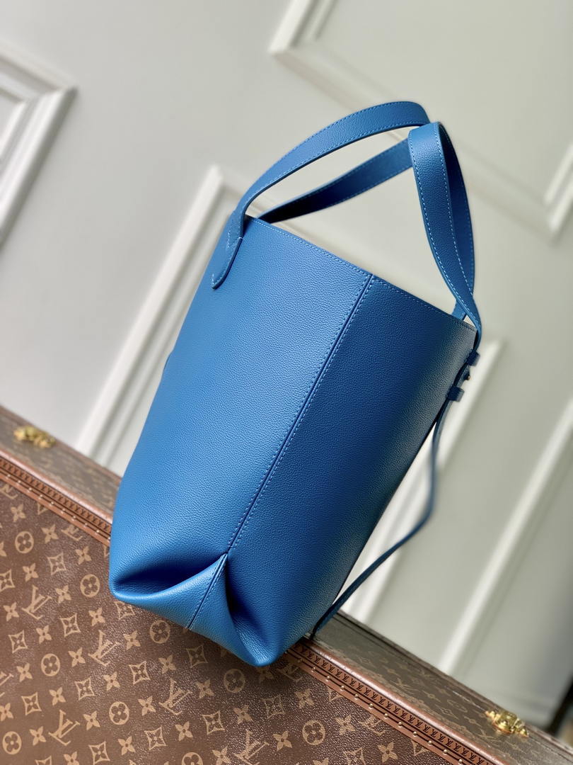 Louis Vuitton LV M25341 Low Key Cabas MM Bag Blue - Default Title - View 2