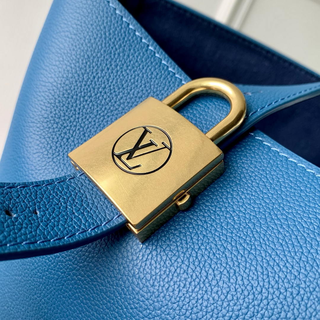 Louis Vuitton LV M25341 Low Key Cabas MM Bag Blue - Default Title - View 5