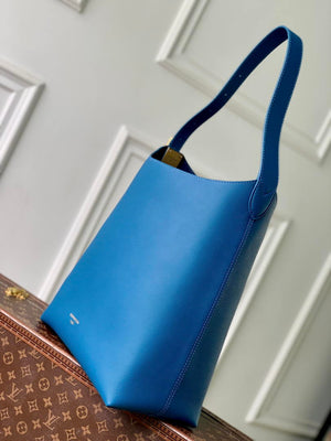 Louis Vuitton LV M24856 Low Key Hobo MM Bag Blue - Default Title - View 2