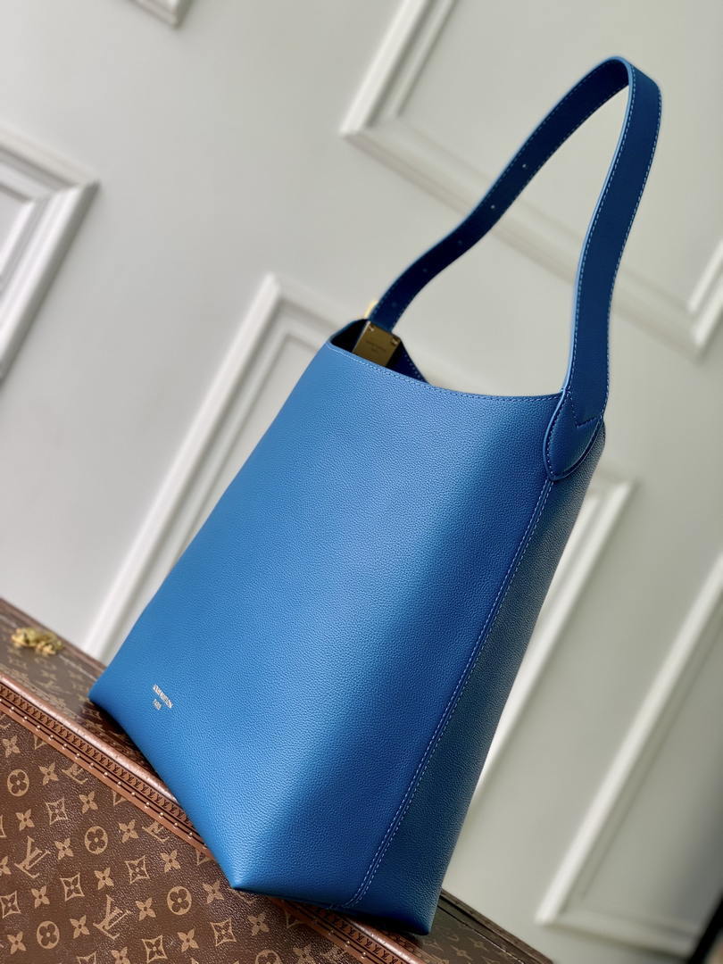Louis Vuitton LV M24856 Low Key Hobo MM Bag Blue - Default Title - View 2