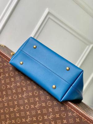 Louis Vuitton LV M24856 Low Key Hobo MM Bag Blue - Default Title - View 4