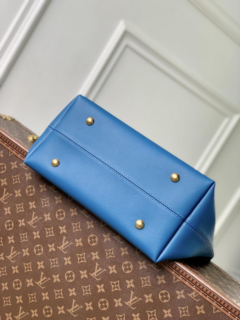 Louis Vuitton LV M24856 Low Key Hobo MM Bag Blue - Default Title - View 4