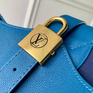 Louis Vuitton LV M24856 Low Key Hobo MM Bag Blue - Default Title - View 5