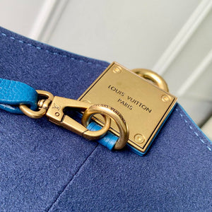 Louis Vuitton LV M24856 Low Key Hobo MM Bag Blue - Default Title - View 7